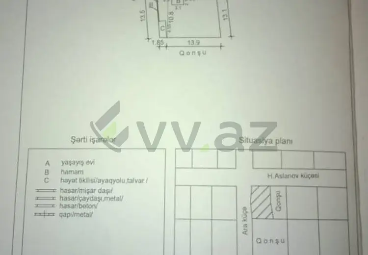 4 otaqlı mənzil Satılır, Qusar