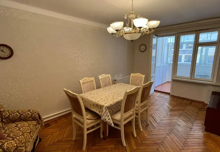 3 otaqlı mənzil Kirayə (aylıq), Nəsimi, Bakı