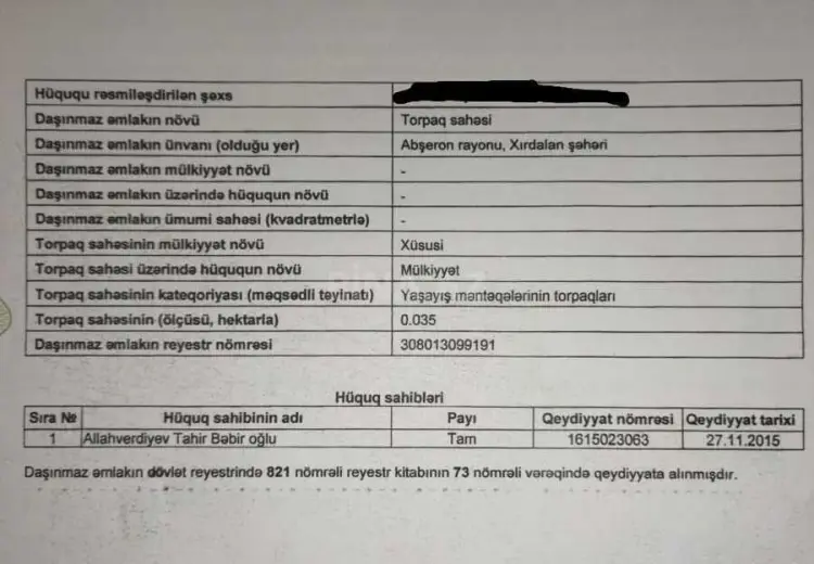 4 sot Torpaq Satılır, Biləcəri qəs., Abşeron