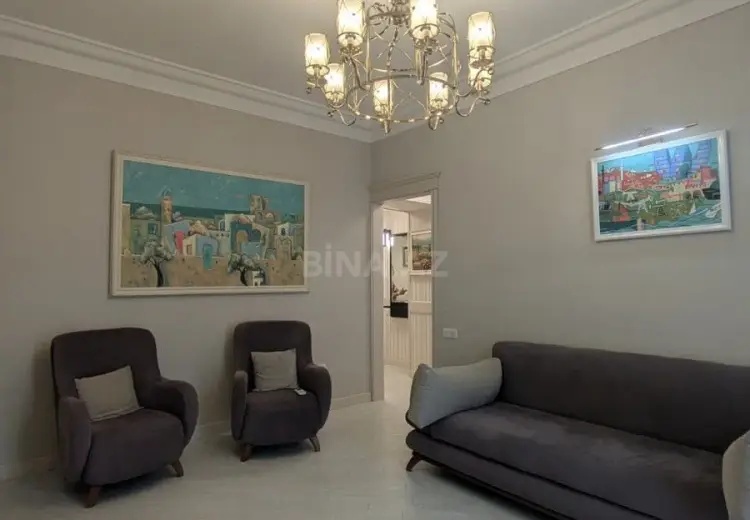 3 otaqlı mənzil Kirayə (aylıq), İçəri şəhər, Səbail, Bakı