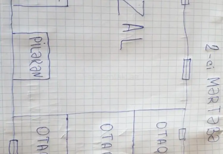5 otaqlı mənzil Satılır, Qusar