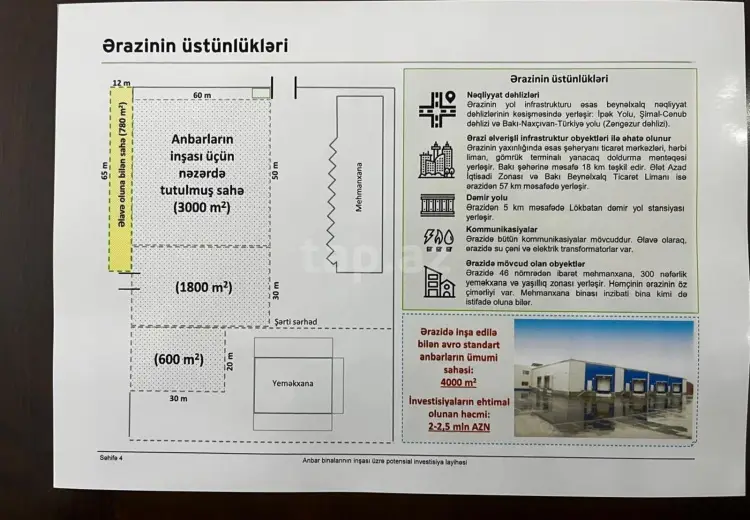 0 m² Obyekt / Ofis , Qaradağ, Bakı