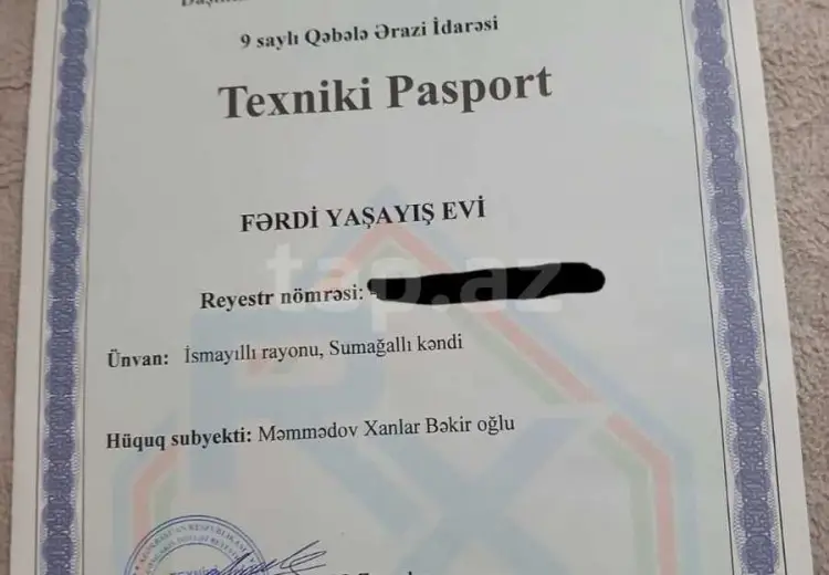 3 otaqlı mənzil , İsmayıllı