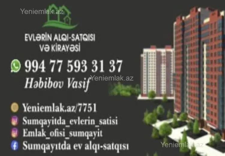 4 otaqlı mənzil Satılır, Sumqayıt