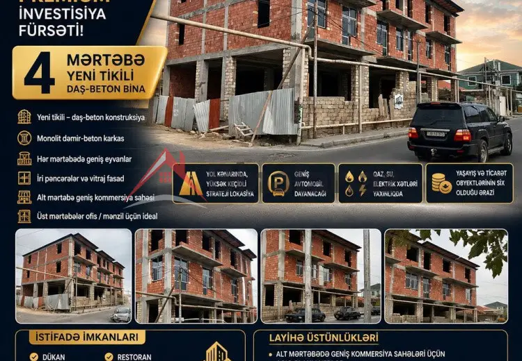 0 m² Obyekt / Ofis Satılır, Bakı