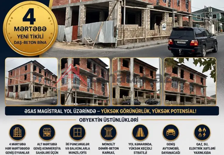 0 m² Obyekt / Ofis Satılır, Bakı
