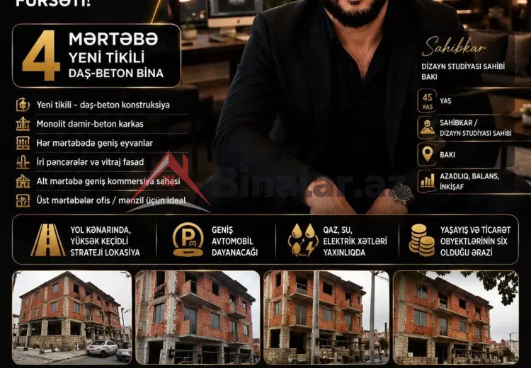 0 m² Obyekt / Ofis Satılır, Bakı