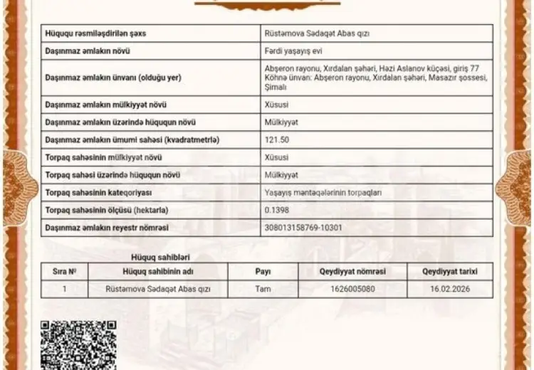 0 m² Obyekt / Ofis , Masazır, Abşeron