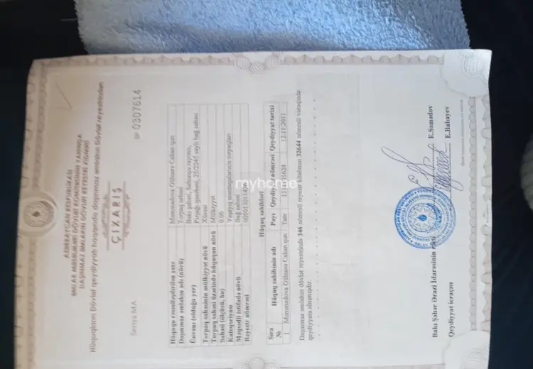 7.1 sot Torpaq Satılır, Pirşağı qəs., Sabunçu, Bakı