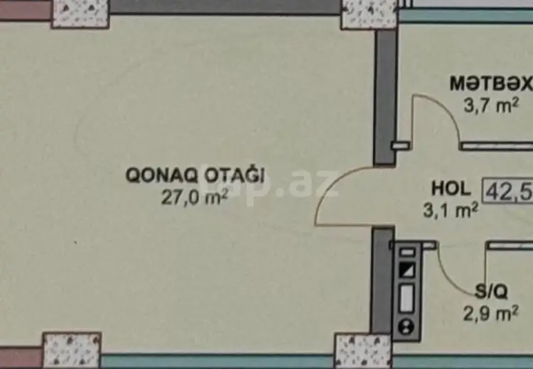 3 otaqlı mənzil , Xırdalan