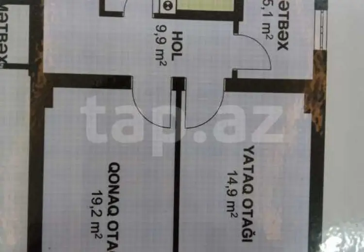3 otaqlı mənzil , Xırdalan