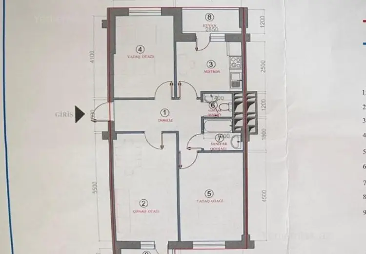 3 otaqlı mənzil Satılır, Yasamal qəs., Yasamal, Bakı