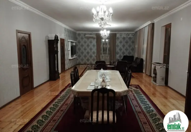 9 otaqlı mənzil Satılır, Samux
