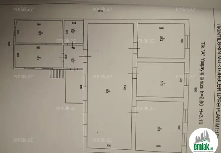 9 otaqlı mənzil Satılır, Samux
