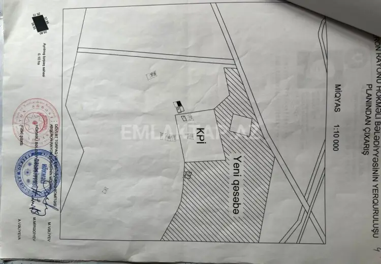 10 sot Torpaq Satılır, Atyalı, Abşeron