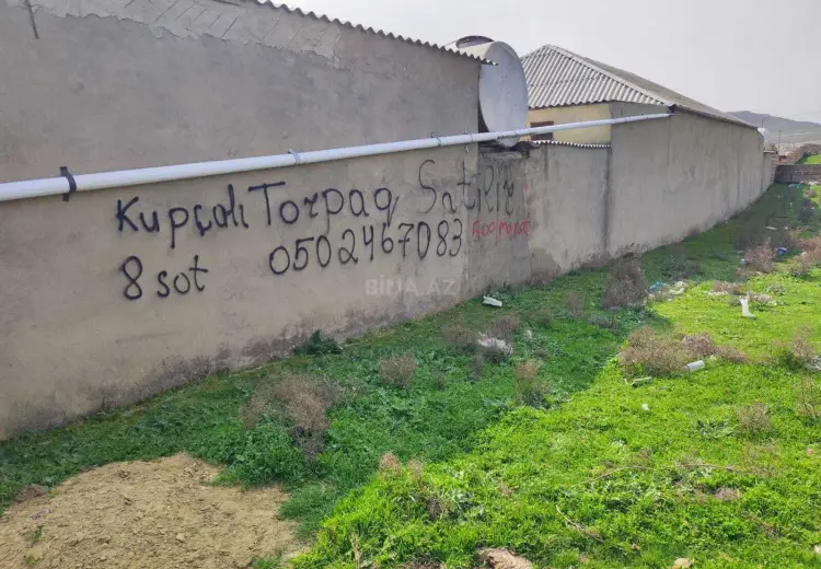 8 sot Torpaq Satılır, Qobu, Abşeron