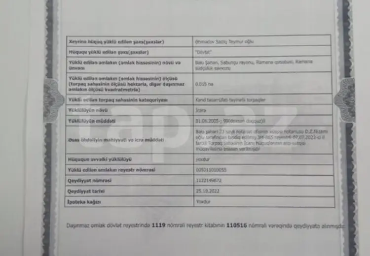 0 m² Obyekt / Ofis , Ramana qəs., Sabunçu, Bakı