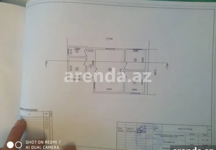 3 otaqlı mənzil Satılır, Hövsan qəs., Suraxanı, Bakı