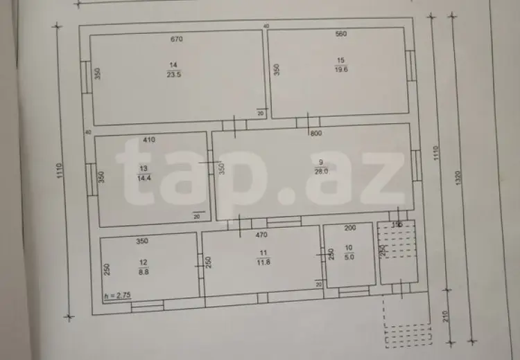 3 otaqlı mənzil , Xaçmaz