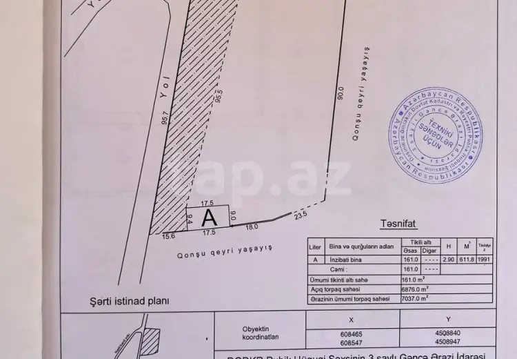 0 m² Obyekt / Ofis , Gəncə
