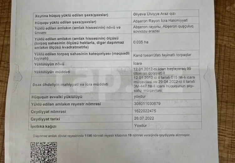 0 m² Obyekt / Ofis , Hövsan qəs., Suraxanı, Bakı