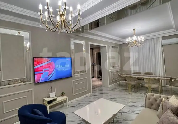 6 otaqlı mənzil , Badamdar qəs., Səbail, Bakı