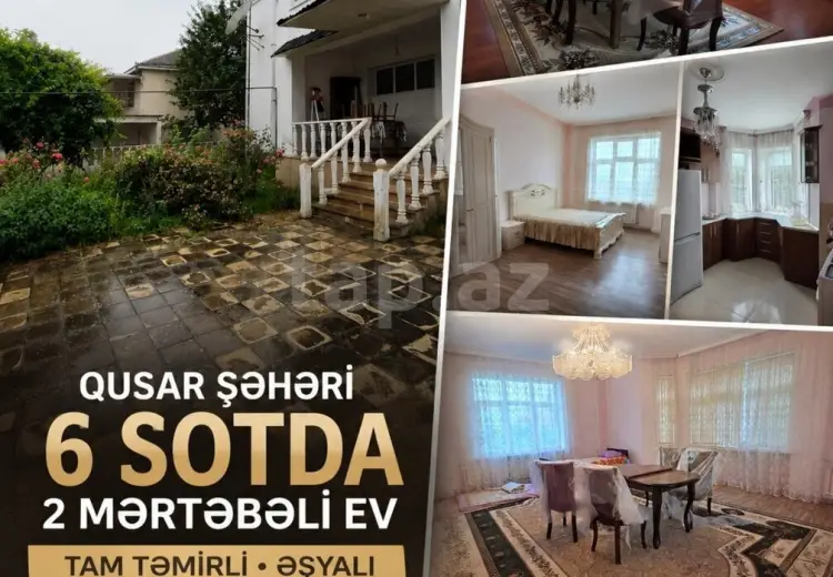 6 otaqlı mənzil , Qusar