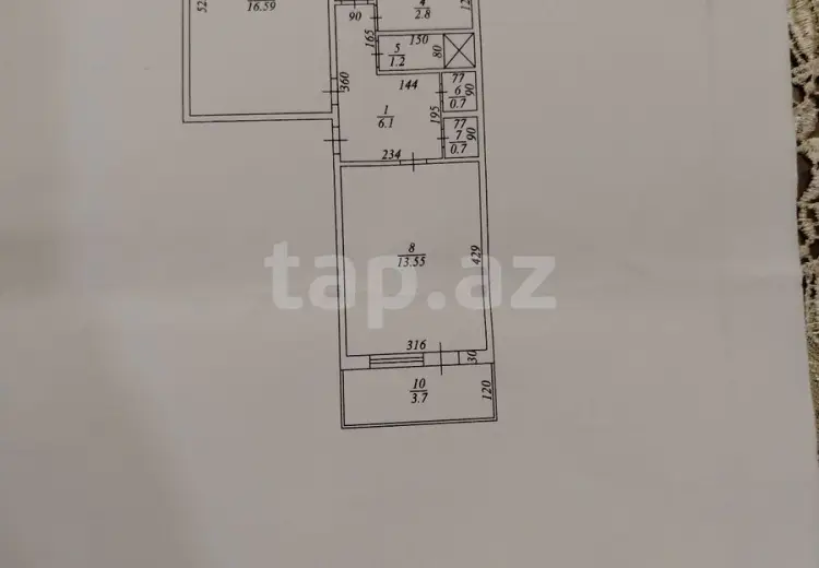 2 otaqlı mənzil , Bakı