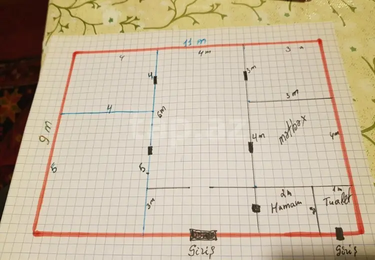 4 otaqlı mənzil , Şirvan