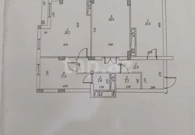 3 otaqlı mənzil , Bakı