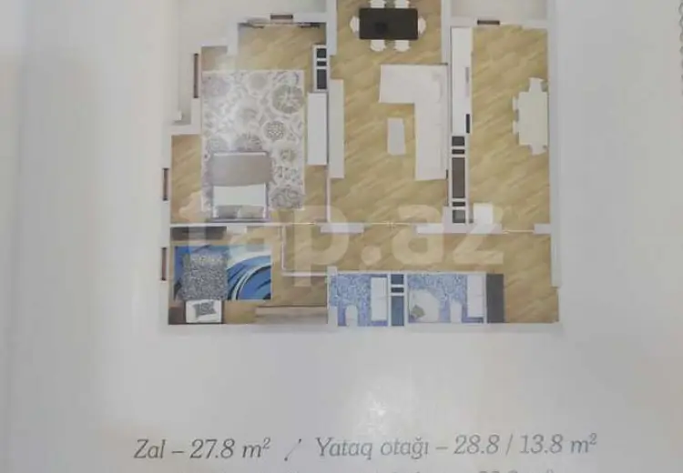 3 otaqlı mənzil , Bakı