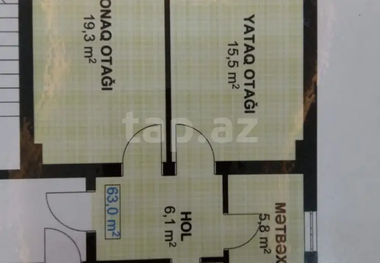 2 otaqlı mənzil , Xırdalan