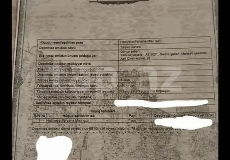 5 otaqlı mənzil , Gəncə