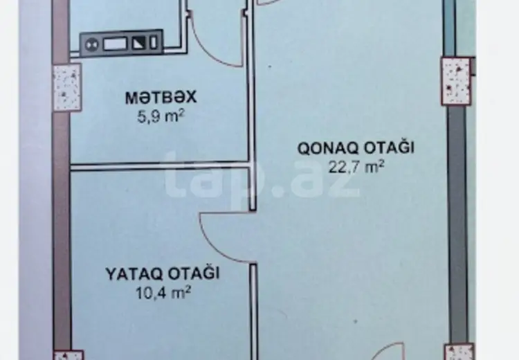 2 otaqlı mənzil , Xırdalan