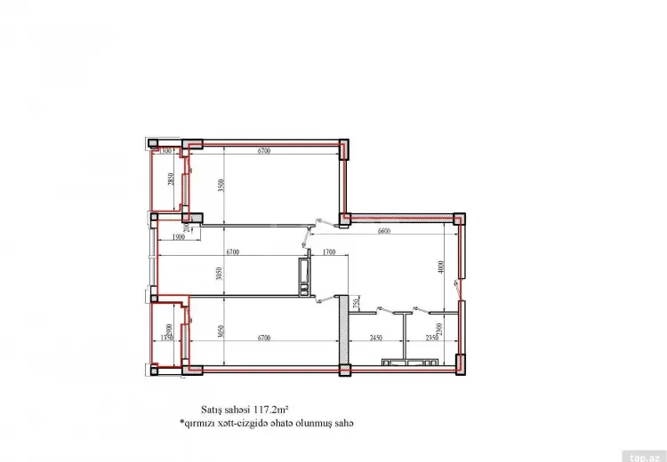 2 otaqlı mənzil , Bakı