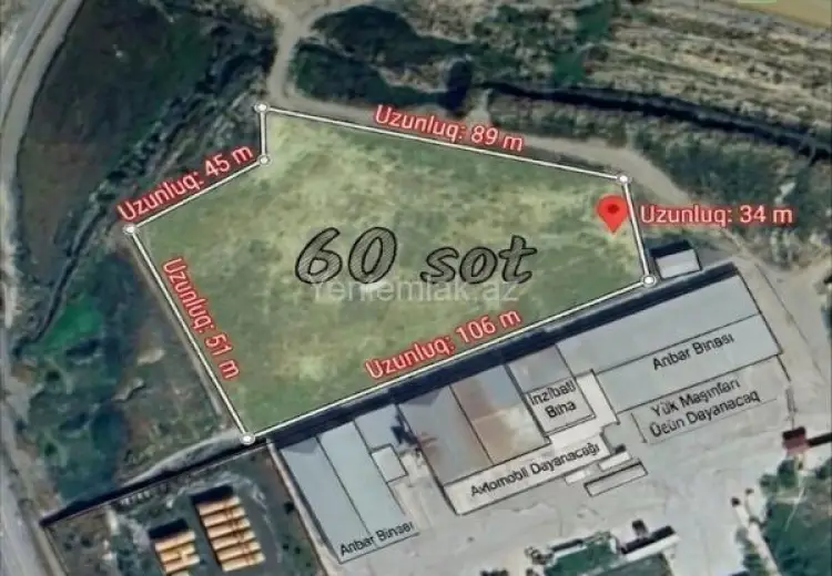 60 sot Torpaq Satılır, Sumqayıt şəh., Sumqayıt
