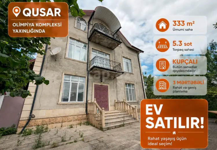 7 otaqlı mənzil , Qusar