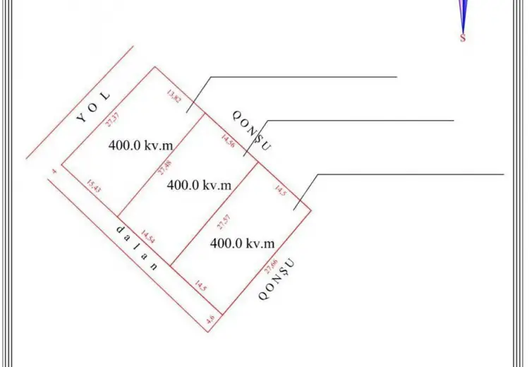 8 sot Torpaq Satılır, Mərdəkan, Xəzər, Bakı