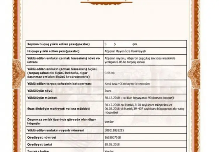 0 m² Obyekt / Ofis , Hövsan qəs., Suraxanı, Bakı