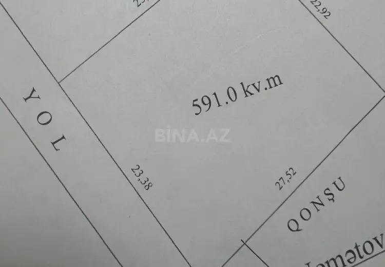 5.9 sot Torpaq Satılır, Qala, Xəzər, Bakı