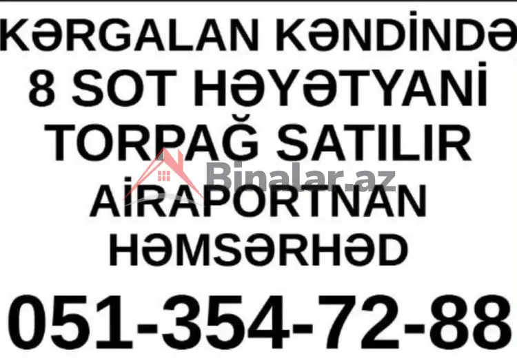 8 sot Torpaq Satılır, Lənkəran