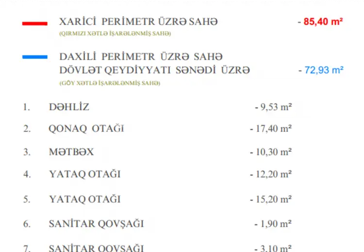 3 otaqlı mənzil Satılır, Suraxanı qəs., Suraxanı, Bakı