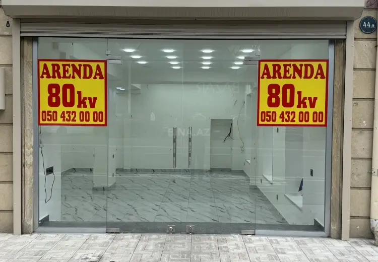 80 m² Obyekt / Ofis Kirayə (aylıq), Nərimanov, Bakı