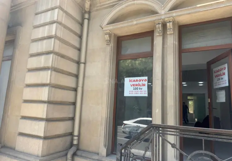 100 m² Obyekt / Ofis Kirayə (aylıq), Nəsimi, Bakı