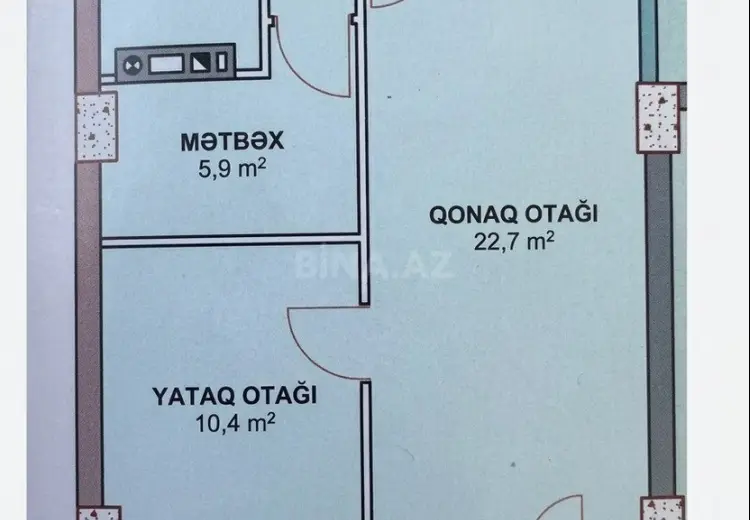 2 otaqlı mənzil Satılır, Xırdalan