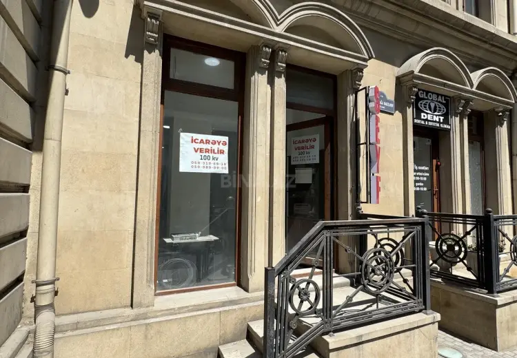 100 m² Obyekt / Ofis Kirayə (aylıq), Nəsimi, Bakı