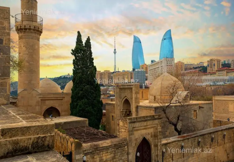 3 otaqlı mənzil Satılır, İçəri şəhər, Səbail, Bakı