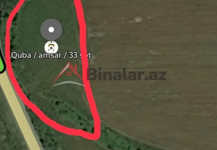 33 sot Torpaq Satılır, Quba