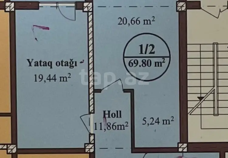 2 otaqlı mənzil , Bakı