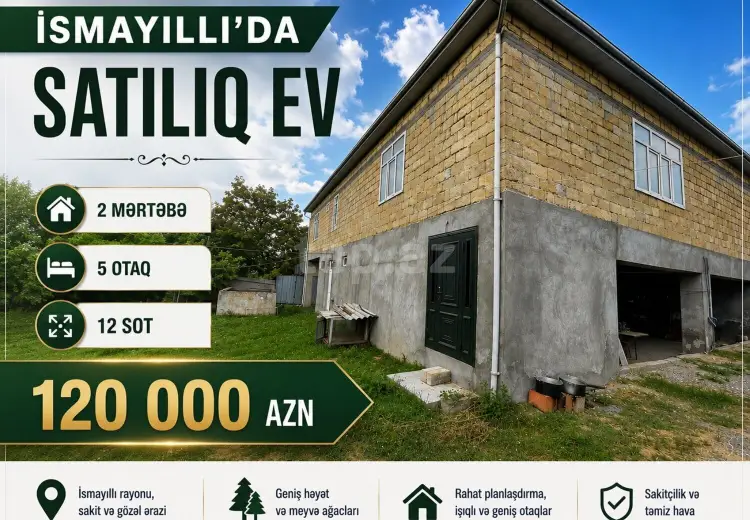 6 otaqlı mənzil , İsmayıllı